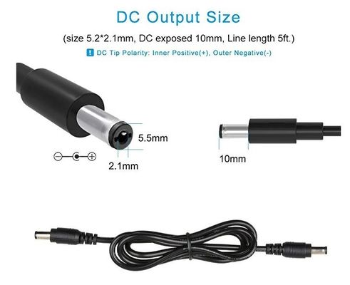 USB A мужской на DC5521 бочковый разъединительный кабель 1 м ПВХ куртка