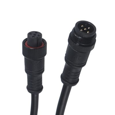 4pin 5pin 6pin прямой мужской винт M8 водонепроницаемый разъем 60 см IP65 IP66