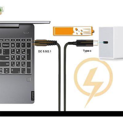 20V 15V 9V 5V PD кабель для зарядки USB тип C 3.1 мужской к постоянному току мужской 5521 5525 мм разъем