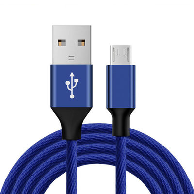 Оригинальный чёрный микро USB кабель данных 6 футов длинный нейлон скованный для мобильного телефона MP3