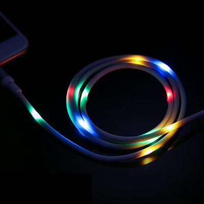Голосовое управление Красочное светодиодное освещение Микро USB кабель для зарядки телефона