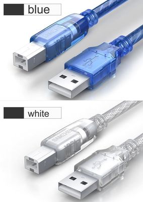 24AWG USB-кабель для принтера USB 2.0 типа A мужской к B мужской расширительный кабель для принтера