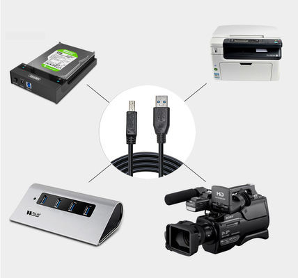 Быстрое зарядное устройство USB A Male To USB B Male USB 3.0 расширительный кабель