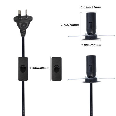 SAA Power Cord With 303 on off Switch and E14 E12 Socket for Salt Lamp (Включает и отключает 303 и E14 и E12)