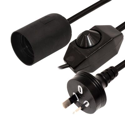 Кабель H03VVh2-F 2G*0.75mm2 Соляная лампа Сменщик и E14 Электрический кабель с Австралийской розеткой