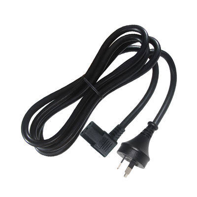 90 градусов прямого угла C13 к SAA 3Pin Power Cord H05VV-F 3G*0.75mm2 1.2M для монитора ПК
