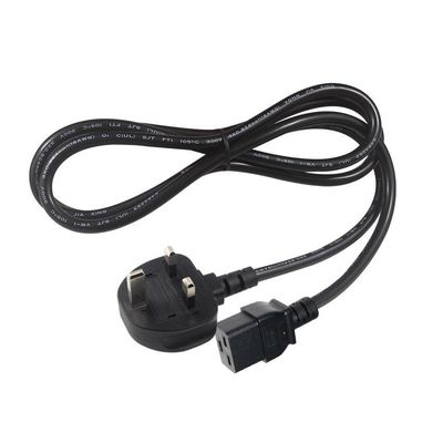 Кабель питания 16A BS1363 - C19, 1.8 м, для компьютеров и ИБП