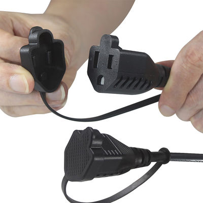 Шнур питания разветвитель NEMA 5-15P на 3x5-15R, 3 фута, 16AWG, резиновая оболочка