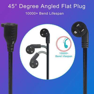 Шнур питания разветвитель NEMA 5-15P на 3x5-15R, 3 фута, 16AWG, резиновая оболочка
