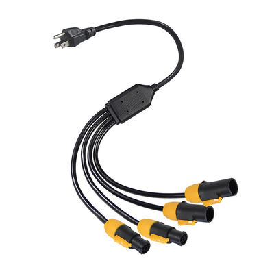 PowerCON True1 соединитель 4 Y Splitter Iec Электрический разъем для расширения кабеля питания Pdu Usa