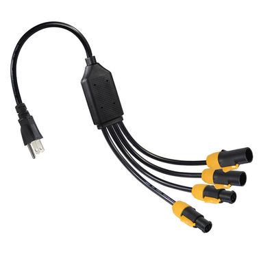 PowerCON True1 соединитель 4 Y Splitter Iec Электрический разъем для расширения кабеля питания Pdu Usa