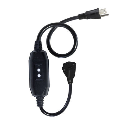 GFCI NEMA 515P To 515R AC Power Cord for PC Laptop Cable 4 Ft Black Extension Wire (Кабель питания для ноутбуков и компьютеров с переменным током)