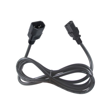 Сертификат VDE 3Ft IEC C13 до C14 Мужчина-женщина расширительный кабель для настольного ПК UPS