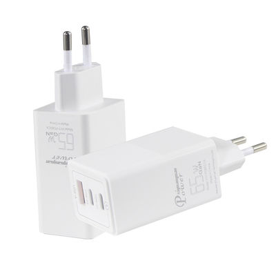 65 Вт GaN USB-C PD3.0 быстрое зарядное устройство с EU-подключением