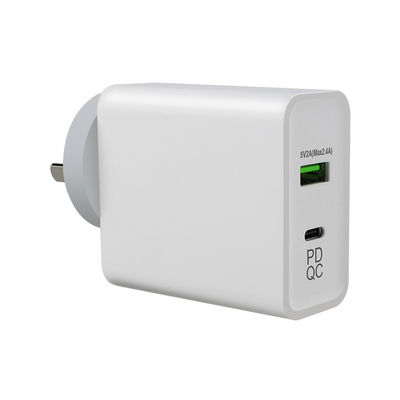 240V 45W QC 3.0 Стенный плагин адаптер питания для кабеля Euro Usb C 2m