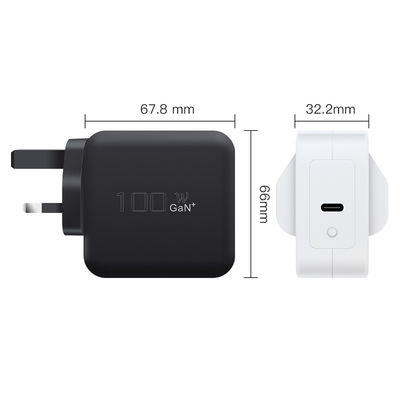100W GaN USB-C Быстрое зарядное устройство с PD QC3.0 для мобильных телефонов