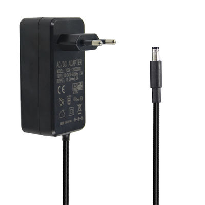 EU Wall Plug 1M 22AWG Adapter 12V 5A 5521Mm для светодиодных камер видеонаблюдения
