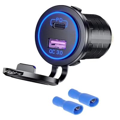 OEM/ODM Добро пожаловать 5V Pd 45W Qc And Charging Usb C Сигаретный зажигалка Автомобильный зарядный адаптер