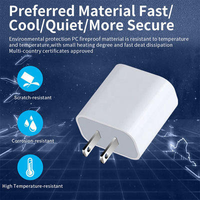 QC Dual Port 20W USB C зарядное устройство для видеоигроков Быстрая зарядка