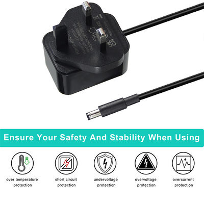 12V 1.5A Британский AC к DC 5.5*2.1 5.5*2.5mm адаптер питания с сертификатом ROHS