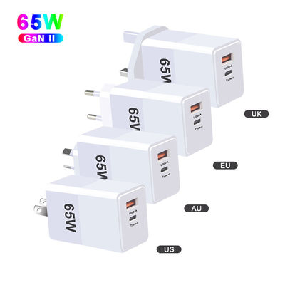 EU US UK AU GaN 140w 120w 65W 45w Ноутбук USB C зарядное устройство с функцией QC2.0