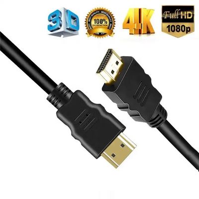 1M-30M Черный 4K HDMI кабель с косыми щитами 24k позолоченный мужчина-мужчина 2.0 3D 60Hz