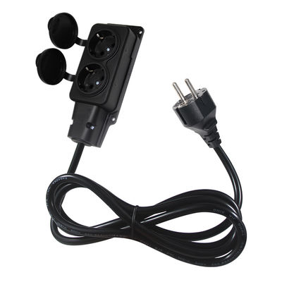 Europe Schuko Cords Adapter Type F Plug Cable Кабельный разъем 4x розетки Eu Расширительный кабель