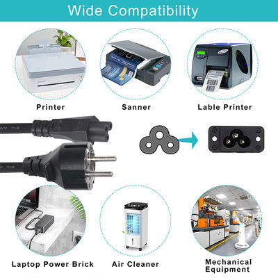 VDE CEE7-7 EU кабель питания к IEC C5 10A 250V кабель Schuko