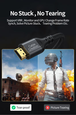 48 Gbps 8K60Hz 4K120Hz 8K HDMI 2.1 кабель HDMI2.1 M до M кабель с PVC курткой