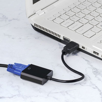 1080P HDMI к VGA преобразователь адаптер кабель для компьютера мужчина к женщине аудио видео