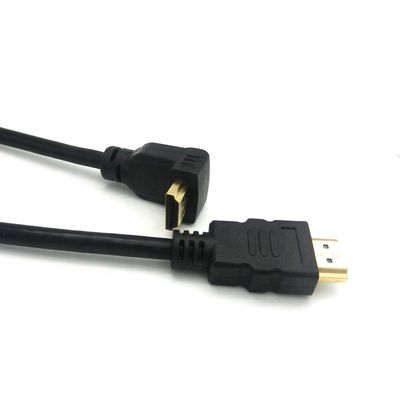 90 градусов под углом Золотой разъединитель 2.0V 4K 60Hz HDMI кабель 1,5 м для мультимедиа