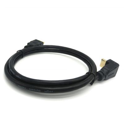 90 градусов под углом Золотой разъединитель 2.0V 4K 60Hz HDMI кабель 1,5 м для мультимедиа