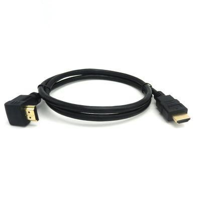 90 градусов под углом Золотой разъединитель 2.0V 4K 60Hz HDMI кабель 1,5 м для мультимедиа