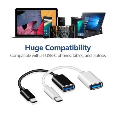 20 см тип C на USB тип А женский OTG кабель адаптер на заказ