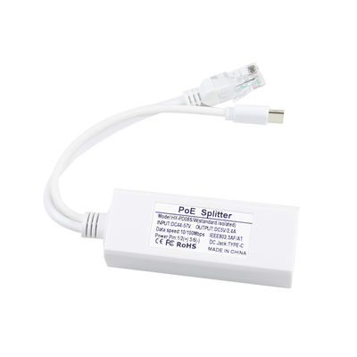 USB от 48 вольт POE Splitter до 12 В Камера 802.3af USB Type C Single Lan Port 1A 1.2A