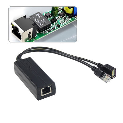 48V до 5V 2.4A PoE Splitter USB тип А женский 802.3af Power Over Ethernet Splitter