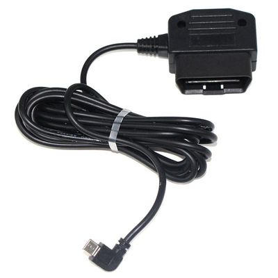Автомобильные OBD зарядный кабель 24 64Awg 5V/2A OBD2 16pin To Right Angle Micro 5P Диагностический инструмент
