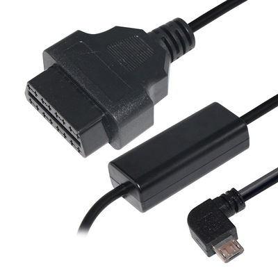 24 Вт Micro USB кабельный разъединитель для GPS DVR видеокамеры Таблет E-собака Телефон OBD II 16pin зарядка