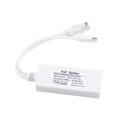 24V 12V 5V POE пассивный инжектор USB-C кабель типа C и Ethernet RJ45 разъединитель