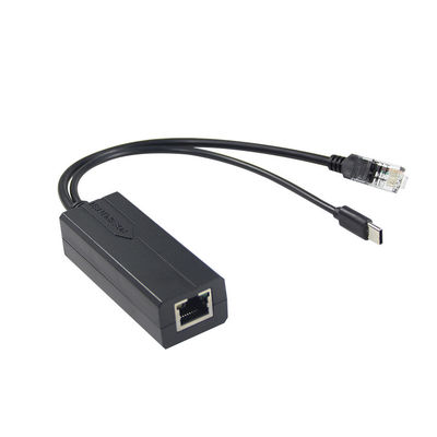 48V до 5V 2.4A MAX POE Splitter USB-C 12W Private Mold NO Ввод 100-240V переменный ток 50/60Hz