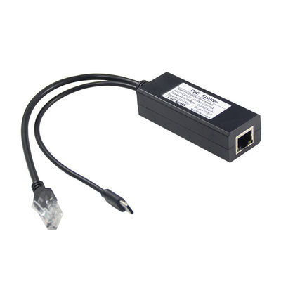 48V до 5V 2.4A MAX POE Splitter USB-C 12W Private Mold NO Ввод 100-240V переменный ток 50/60Hz