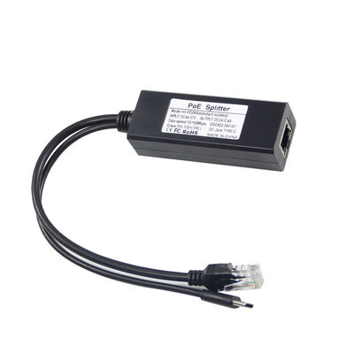 1Gbps POE Splitter USB-C адаптер IEEE 802.3af Соответствует требованиям для Wi-Fi/камер безопасности