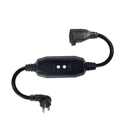 Угловое расширение Америки 3Prong NEMA 5-15P до 515R GFCI кабель питания 20A
