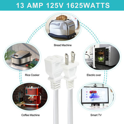 NEMA 1-15P к NEMA 1-15R AC питания кабеля 0.8M