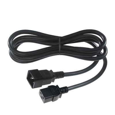 2Xc19 Вставка 20A Тяжелая работа Pdu 15A 250V 14 Awg К C20 кабельный электропровод