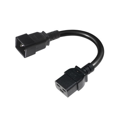 2Xc19 Вставка 20A Тяжелая работа Pdu 15A 250V 14 Awg К C20 кабельный электропровод