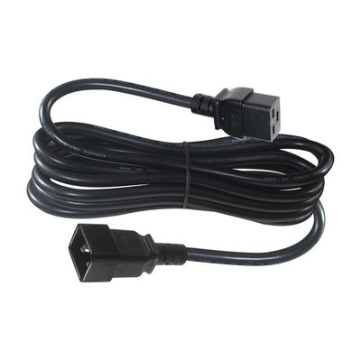 Кабель питания C20 - IEC C19 250В 10А H05VV-F 3G