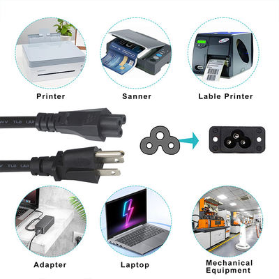 15 футовый 120 вольтовый кабель питания ноутбука с соединителем Nema 515P до IEC 320 C5 сертифицирован