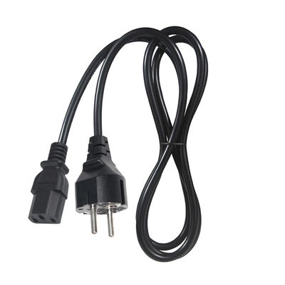 0.75MM Европейский кабель питания с расширением VDE 3PIN Schuko Plug To C13 Netsnoer