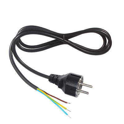 16a 250в Силовой шнур Schuko Plug H05vv F Vde H05vv-f Европейский Eu 3 Pin Kema-keur Конец кабеля